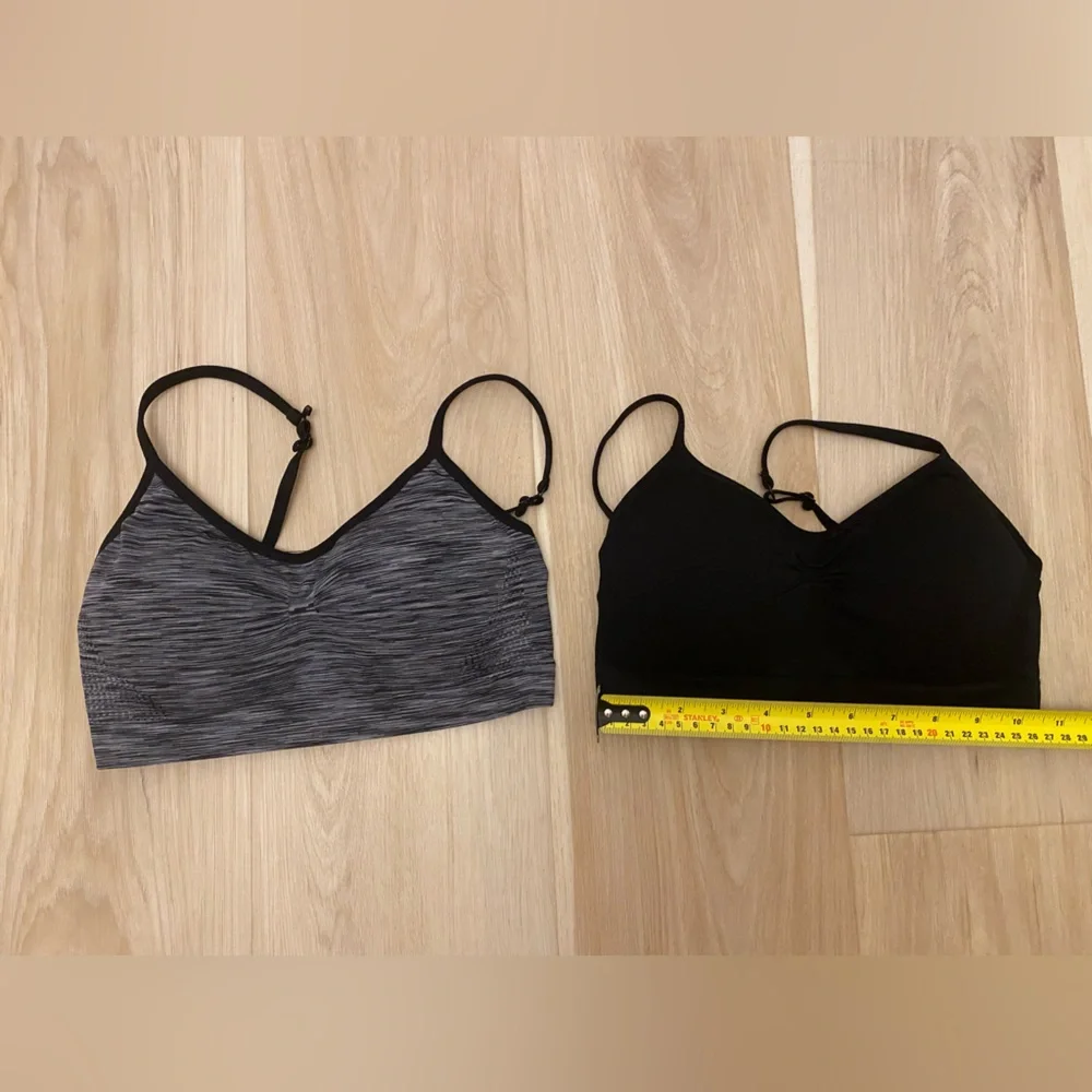 Women's Black and Gray Sport Bra set of two St Eve - Picture 4 of 11